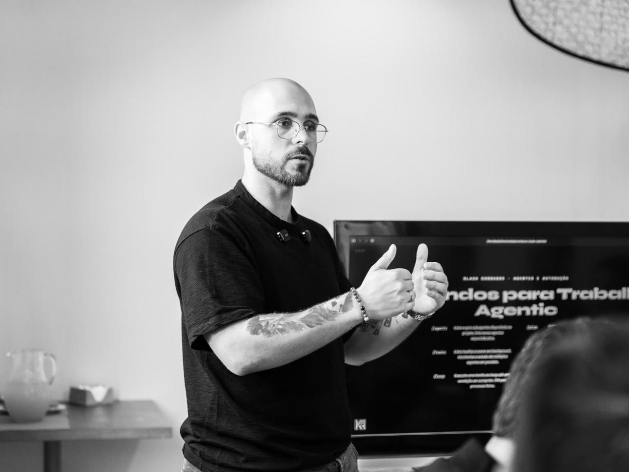 Diogo Köpke a dar formação